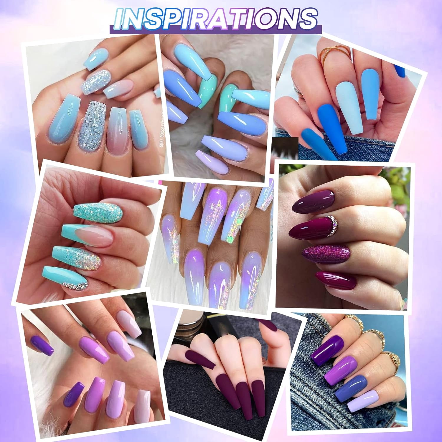 Azurebeauty 31 Pcs Dip Powder Nail Kit