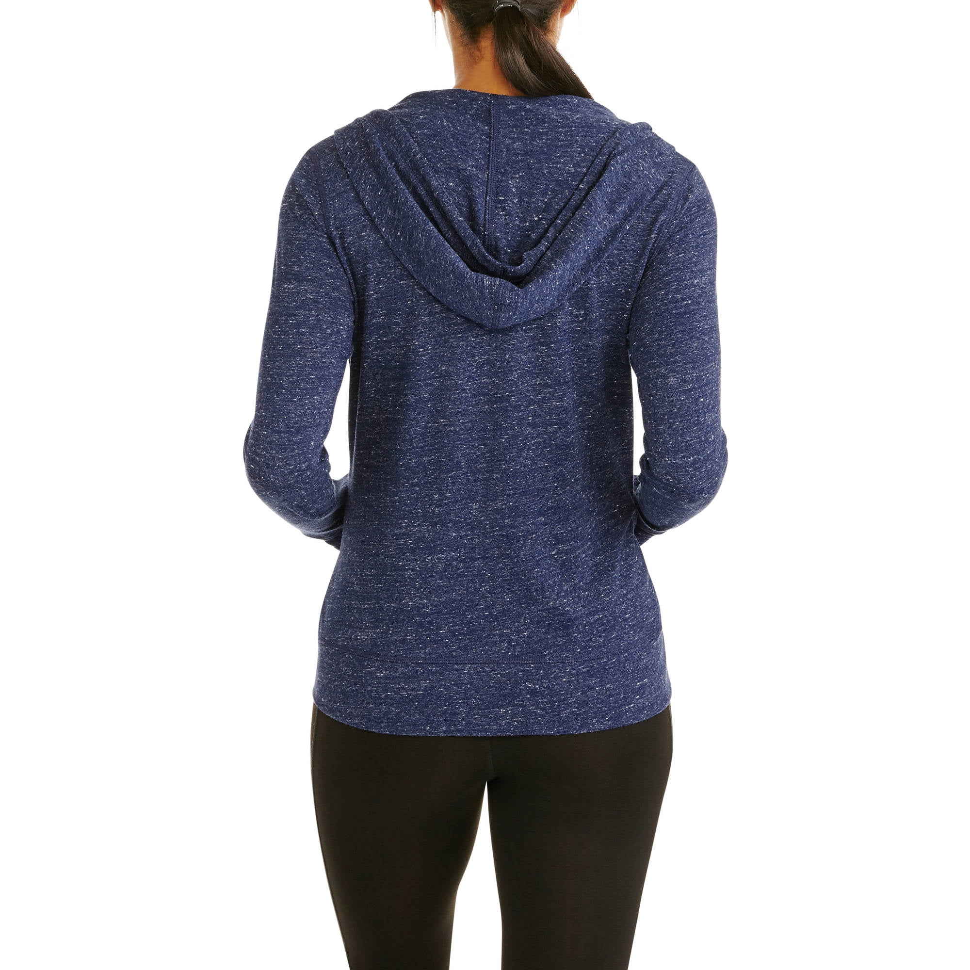 danskin now women's full zip vintage hoodie