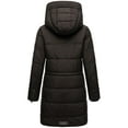 thumbnail image 3 of Marikoo Women's Thigh-Length Quilted Winter Coat with Hood - Karumikoo XVI, 3 of 7