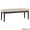 Beige, variant on iNSPIRE Q Hawthorne Upholstered Espresso Finish Bench by Bold