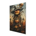 thumbnail image 2 of 8x12 inch Pumpkin Scarecrow Canvas Painting Wall Decor,Pastoral Yard,Man Cave,Hotels,Study Picture Wall Decor Art Prints,Exquisite Pumpkin Scarecrow Canvas Poster,Classic Festival Decoration, 2 of 6