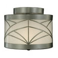 thumbnail image 5 of Meyda Tiffany 140084 Revival Deco Cilindro 2 Light 9" Wide Semi-Flush Drum Ceiling Fixture, 5 of 5