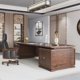 thumbnail image 4 of Clerk Storage Office Desks Simplicity Reception Executive Office Desks Standing Escritorio Habitacion Office Furniture RR50OD My Lux Decor Round, 4 of 12