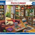 thumbnail image 2 of White Mountain Puzzles - Puzzle Library - 1000 Piece Jigsaw Puzzle, 2 of 5