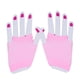 thumbnail image 5 of Qarigey Guantes sin dedos para mujer Accesorios Emo Decoración Actividades al aire libre Buena elasticidad Clima frío rosa claro corto Rosa claro corto 2Conjunto, 5 of 6