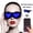Blue, variant on Smart LED Glasses, LED Light Up Glasses Bluetooth App Control Custom Text, Animations for Party, Bar, Music, Birthday Gifts( Blue)