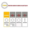 thumbnail image 2 of Fuel Wheel Lug Nut Key 7 Spline Sockets Wrench Replacement Aftermarket Lug Nuts for 14x1.5,14x2.0, 2 of 5