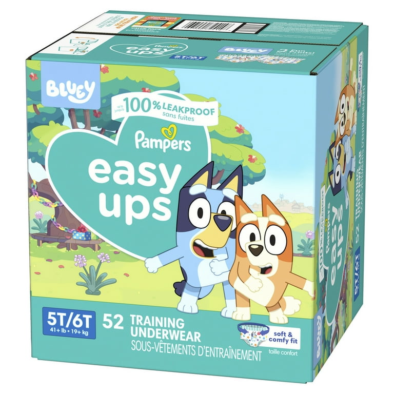 Pampers Easy Ups 4T - 5T - Unisex, Boys, Girls - Bluey Training