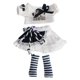 thumbnail image 5 of Ropa para muñeca bebé 1:12 Hugo vestido para muñecas Ob11 accesorios para muñecas en miniatura Blanco, 5 of 8