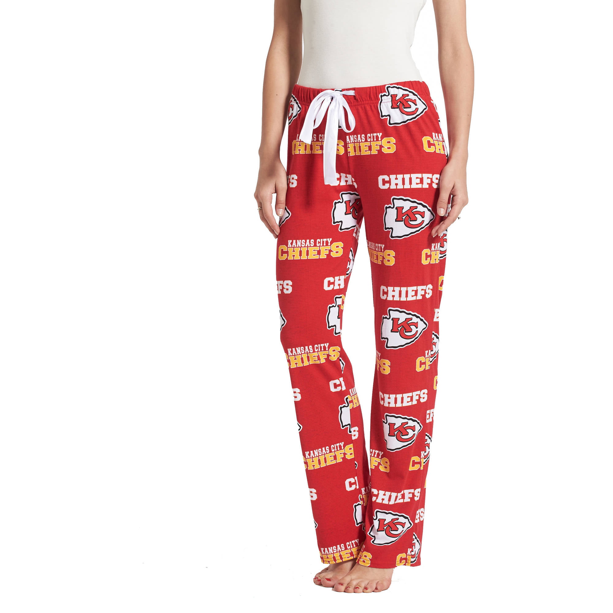 NFL Kansas City Chiefs Tackle Ladies' AOP Knit Pant - Walmart.com