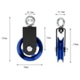 thumbnail image 3 of serony Aluminum Alloy Bearing Pulley Groove Wheel Rotation Load Lifting Cable DIY Build For Lifting Cable Workout Gym Strength Wheel Blue, 3 of 7