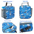 thumbnail image 4 of Lonchera FlowFly Kids, bolsa blanda aislante Mini Cooler Shark, 4 of 8