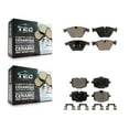 thumbnail image 1 of TEC Front Rear Ceramic Brake Pads Kit for Car BMW 640i xDrive Gran Coupe 535i KTC-100222, 1 of 10