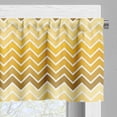 thumbnail image 5 of Ambesonne Yellow Valance & Curtain, Chevron Zigzag Ombre, 55"x30", Yellow Pale Yellow, 5 of 6