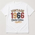 thumbnail image 3 of Vintage 1966 Limited Edition Graphic T-Shirt, Unisex Classic Fit Cotton Tee, 3 of 9