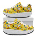 thumbnail image 2 of Kawaii Medical Device Illustration Pattern Autumn Winter Round Toe Vulcanized Shoes Brand Design Comfortable Lace Up Sneakers, 2 of 5