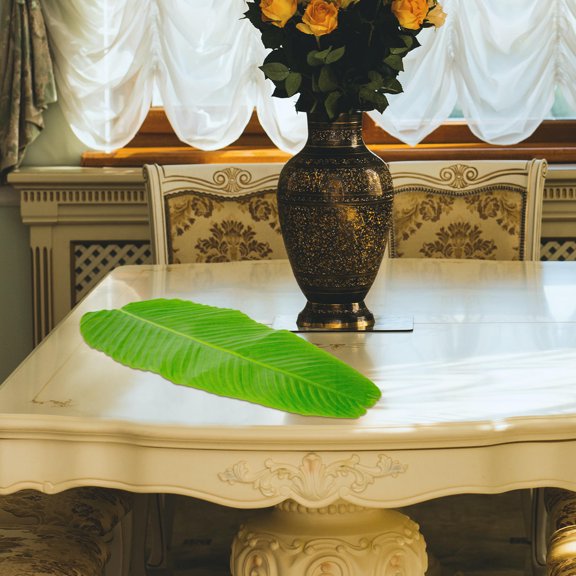LOLIPPYY 5Pcs Leaf Table Mats Home Decorative Place Mats with Heat Resistant Function