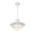 thumbnail image 5 of Trade Winds Lighting 1-Light Pendant Light In White, 5 of 6