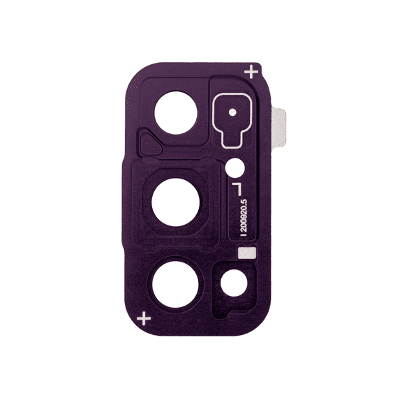 Replacement Back Camera Lens With Cover Bezel Ring Compatible For Samsung Galaxy S20 FE 4G / 5G (Purple)