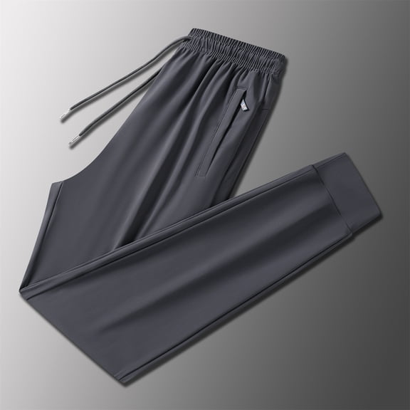 StretchActive Pants for Women Ultra Stretch Breathable Elastic Waist Jogger Pants for Travel & Casual Wear Gray M