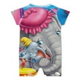 thumbnail image 2 of Dumbo Baby Boy Girl Short Sleeve Romper Clothing Set Print Cartoon Baby Summer One Piece Jumpsuit, 2 of 8