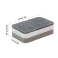 thumbnail image 4 of BQBQERT Dishwashing Sponge 3 Tiered 5pcs/set Cleaning Scrubber Oil Remover for Home, 4 of 7