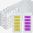 thumbnail image 3 of 100 Uds molde para derretir cera vacío DIY soporte para derretir cera transparente contenedores para derretir cera para hacer velas, 3 of 4
