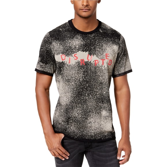 INC Disrupted Graphic playera para hombre, negro, extragrande