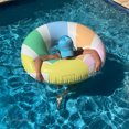 thumbnail image 3 of Sunnylife: Tube Ring Float - Pool Side Pastel Gelato - 41" Round Inflatable, Beach & Water Play, Durable Lounge Tube, 220lb Cap, Kids-Teens-Adults 6+, 3 of 9