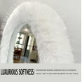 thumbnail image 2 of ORK Fluffy Mirror Frame Cover for Arched & Full-Length Mirrors (59"x16") – Stretchy, Non-Slip Fit, 6 Neutral Colors – Soft & Durable Décor (Mirror Not Included), 2 of 12
