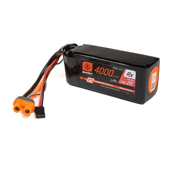 Spektrum Accessories Smart G2 Receiver LiPo 4000mAh 2S2P 15C IC3 SPMX-1057