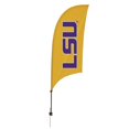 thumbnail image 1 of Showdown Displays 810028LSU-002 7.5 ft. LSU Tigers Razor Feather NCAA Flag with Spike Base - No.002, 1 of 1