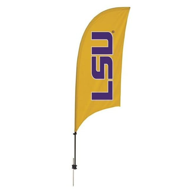 Showdown Displays 810028LSU-002 7.5 ft. LSU Tigers Razor Feather NCAA Flag with Spike Base - No.002