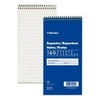 Blueline Reporter Notebook 160 Sheets - Spiral - 4" x 8" - White Cover - 1Each
