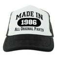 thumbnail image 3 of 40th Birthday Gifts for All Made In 1986 All Original Parts Turning 40 Birthday Party Trucker Hat Black, 3 of 8