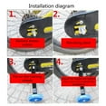 thumbnail image 6 of Bike Training Wheel Mute Flashing Wheel with Bicycles Stabilizer Mounted Kits for 12 14 16 18 20 inch Single Speed Bike, 6 of 6