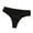 Black, variant on Timegard Thong for Women Low Waist Breathable Underwear Comfort Cute G-String Thongs No Show Briefs