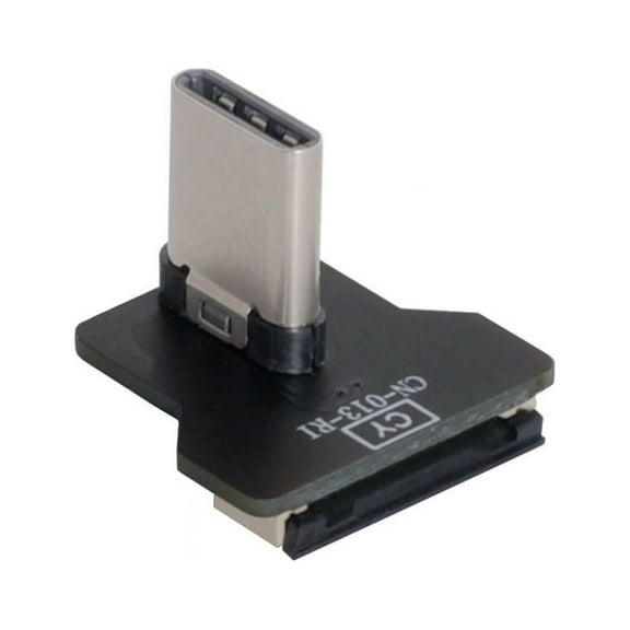 CY CYFPVUSB Type-C USB-C USB2.0 Male Left Right Angled 90 Degree Connector Socket for FPV HDTV Multicopter Aerial Photography