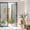 Multicolor, variant on Privacy Window Film, Blue Flowers Static Cling Stained Glass Window Film, UV Sun Blocking Heat Control Stickers, Non-Adhesive Laser Windows Tint 17.7"x78.7" Romantic Farmhouse Botanical Floral Leaves