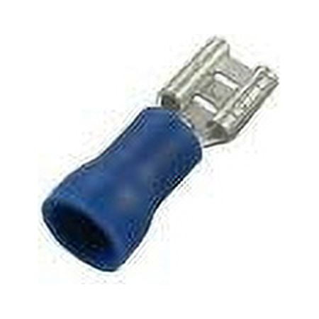 BLUE 16/14 GAUGE .250 VINYL FEMALE DISCONNECTS (20 pieces)