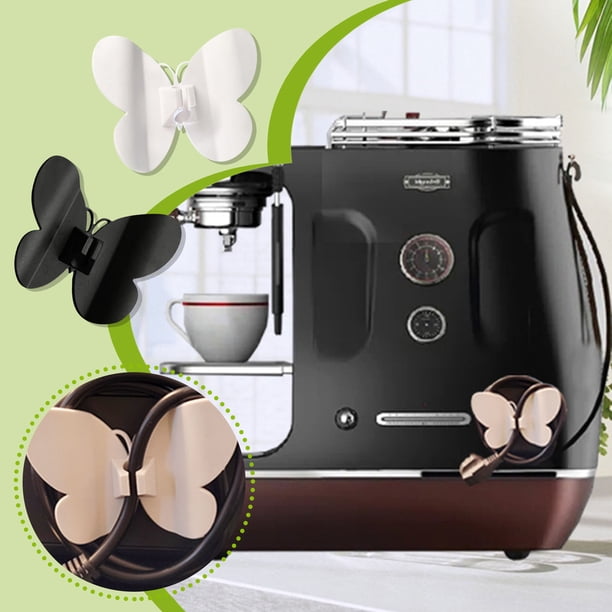 Xihbxyly Las Mejores Ofertas de Liquidación de Hoy Alambre de Cocina Alambre de Pegamento Suave Artefacto de Almacenamiento Fijo Enchufe Bobinado Dispositivo Oculto para Pegar