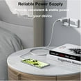 thumbnail image 6 of PD 30W Fast Charging for Google Google Pixel Charger - (For Pixel 8 8 Pro, Pixel 7 7a 7 Pro, Pixel 6 6a 6 Pro, Wall Charging Block and 6ft Cable Power Strip), 6 of 7