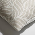 thumbnail image 5 of Fab Habitat Indoor/Outdoor Throw Pillow Made from Recycled Polyester Yarn - Stain Resistant, Machine Washable, Insert Included - Neutral Tropical - Living Room - Heather Leaves Natural (20" x 20"), 5 of 9