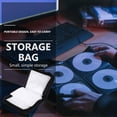 thumbnail image 4 of 3Pcs CD Cases DVD Case Portable Zipper CD Case Holder 40 Disc Wallet Bag, 4 of 7