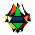 thumbnail image 4 of JudyCube] Qiyi Axis Cube Magic Speed Cube Stickerless Professional Fidget Toys QIYI Axis 3x3 Cubo Magico Puzzle black, 4 of 5