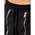 thumbnail image 4 of Besolor Men's Summer Cargo Shorts Drawstring Elastic Waist Wide Leg Casual Loose Workout Athletic Short Pants with Pocket(Large,Black), 4 of 7