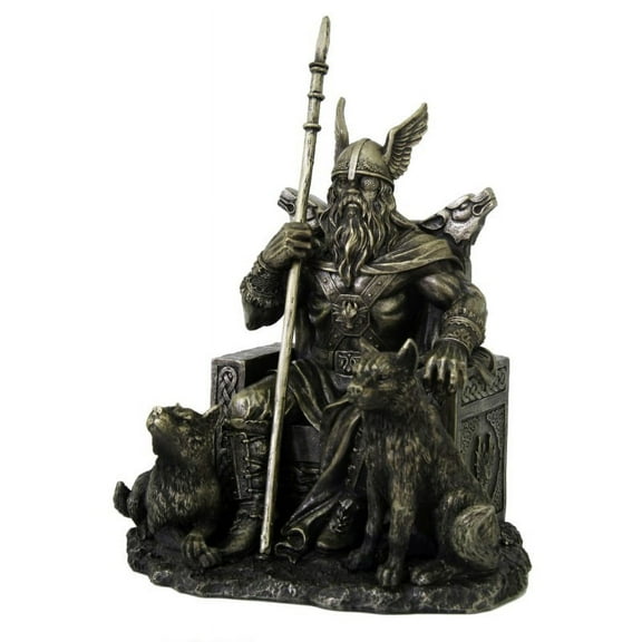 Pacific Giftware Norse Mythology King of Asgard Sitting Odin Collectible Figurine