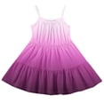 thumbnail image 6 of Ruyang Girls Gradient Color Halter Dress Sleeveless Backless Ruffles Pleated Summer Dresses Teen Kids Smocked Casual Dresses, 6 of 6