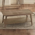 thumbnail image 2 of Steve Silver Milani Natural Wood Rectangle Cocktail Table, 2 of 7