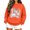 Orange [Womens Sweatshirt Clearance Sales], variant on WEIWEN Crewneck Sweatshirt for Women Loose Fit Ocean Life Sea Whale Beach 90s Vintage Graphic Long Sleeve Shirts for Women Dressy Casual Fall Sweaters Womens Clothes Orange, S